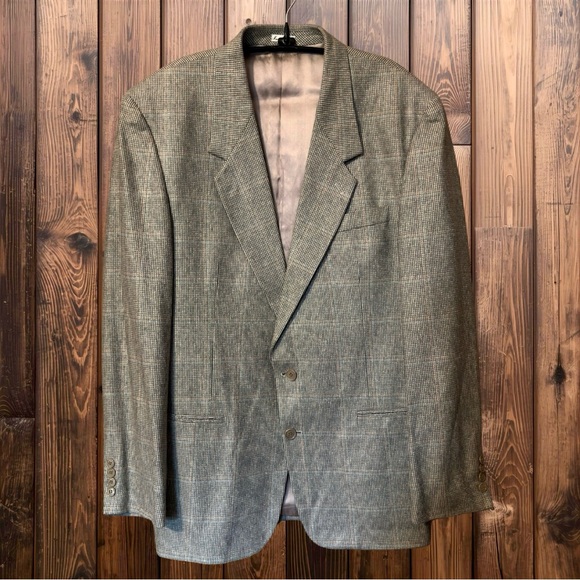 Cellini Other - Cellini Collection Gray w/ Blush/Blue accents Men's Blazer